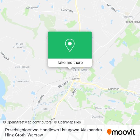 Przedsiębiorstwo Handlowo-Usługowe Aleksandra Hinz-Groth map