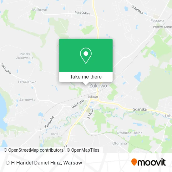 Карта D H Handel Daniel Hinz