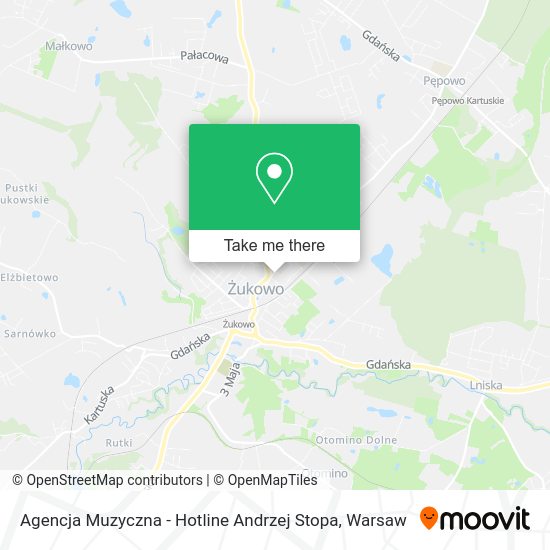 Agencja Muzyczna - Hotline Andrzej Stopa map