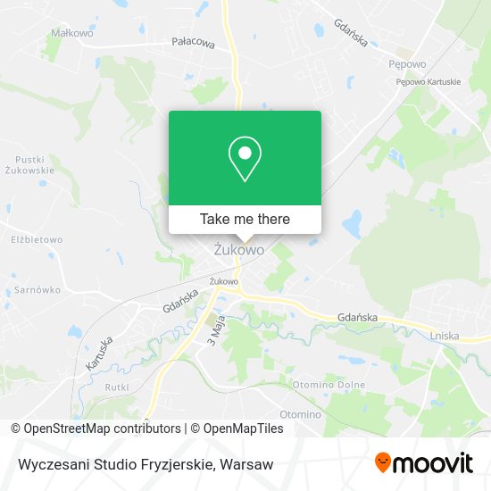 Wyczesani Studio Fryzjerskie map