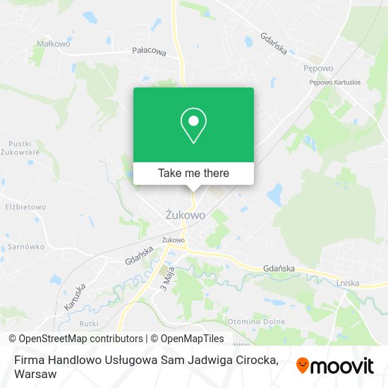 Firma Handlowo Usługowa Sam Jadwiga Cirocka map