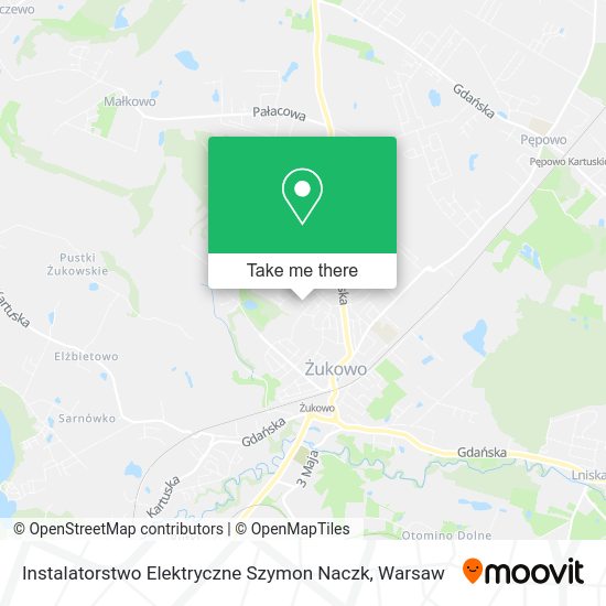 Instalatorstwo Elektryczne Szymon Naczk map