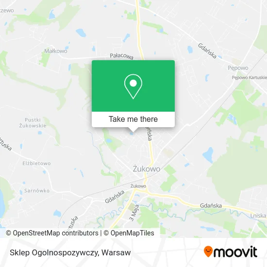 Карта Sklep Ogolnospozywczy
