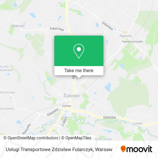 Usługi Transportowe Zdzisław Fularczyk map