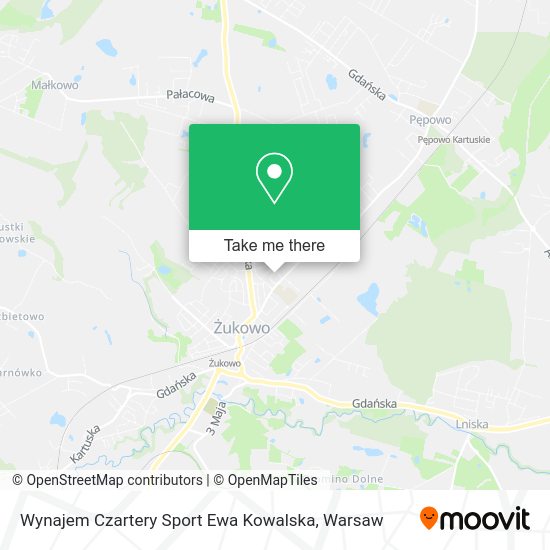 Wynajem Czartery Sport Ewa Kowalska map