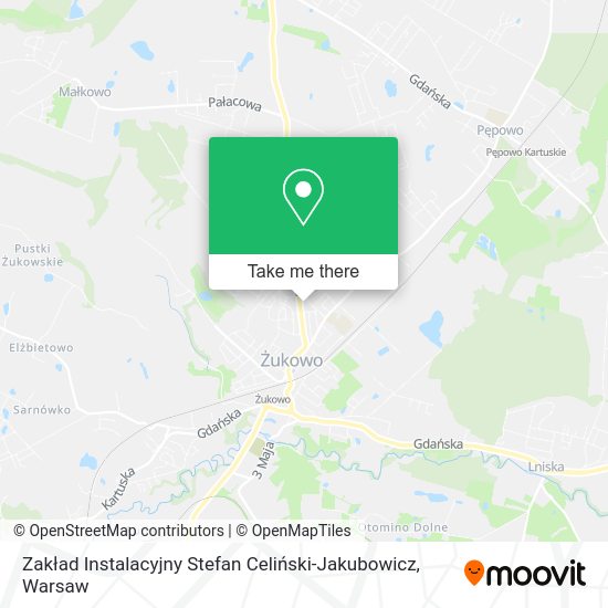 Zakład Instalacyjny Stefan Celiński-Jakubowicz map