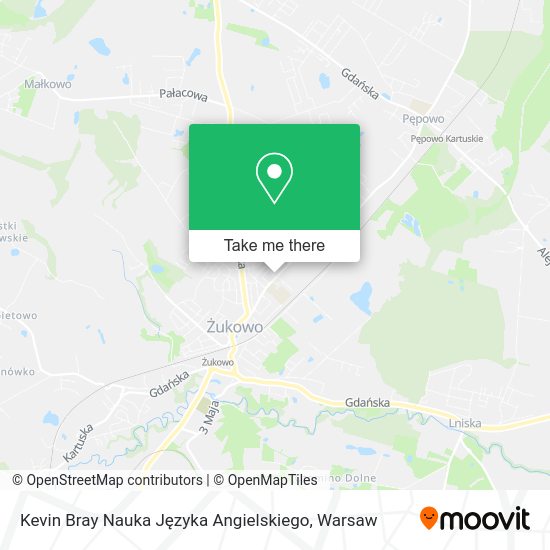 Kevin Bray Nauka Języka Angielskiego map