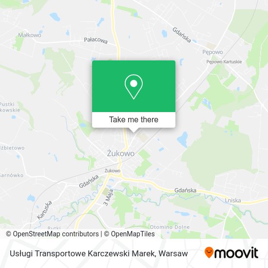 Usługi Transportowe Karczewski Marek map