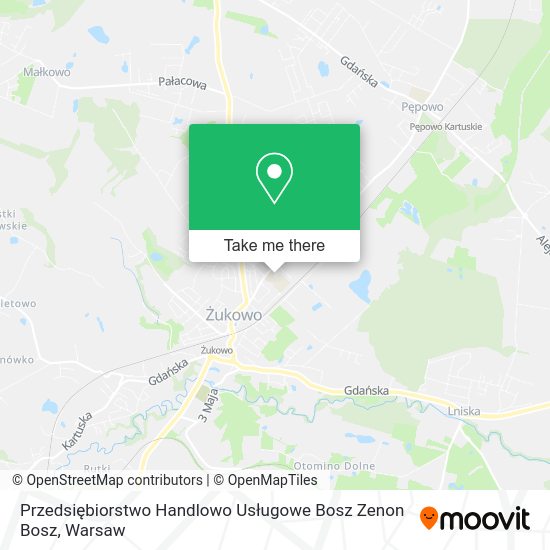 Przedsiębiorstwo Handlowo Usługowe Bosz Zenon Bosz map