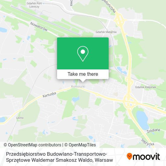 Przedsiębiorstwo Budowlano-Transportowo-Sprzętowe Waldemar Smakosz Waldo map