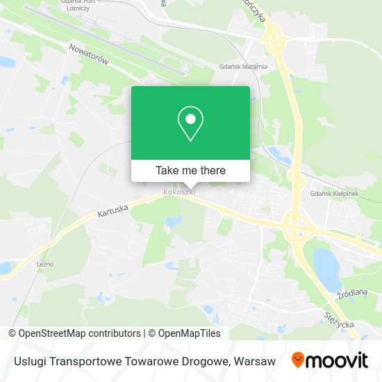 Uslugi Transportowe Towarowe Drogowe map