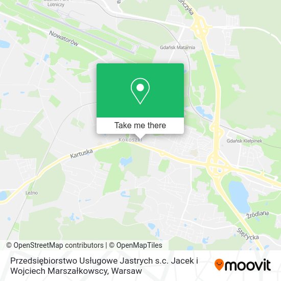 Przedsiębiorstwo Usługowe Jastrych s.c. Jacek i Wojciech Marszałkowscy map