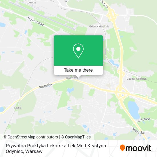 Prywatna Praktyka Lekarska Lek Med Krystyna Odyniec map