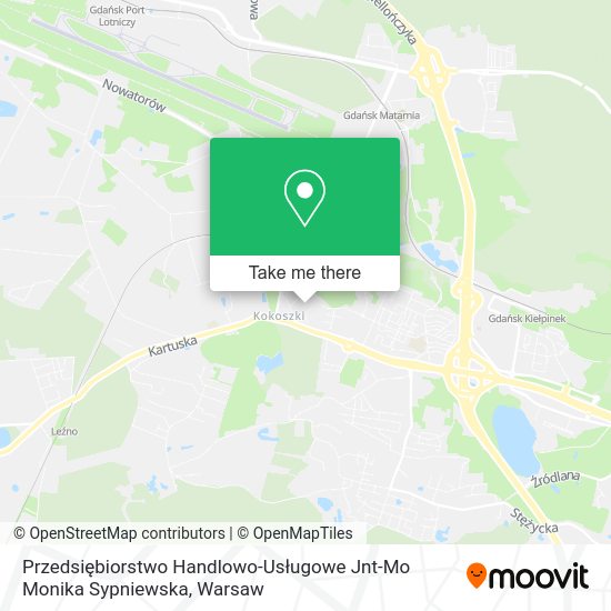 Przedsiębiorstwo Handlowo-Usługowe Jnt-Mo Monika Sypniewska map