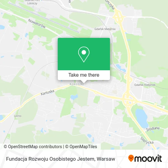 Карта Fundacja Rozwoju Osobistego Jestem