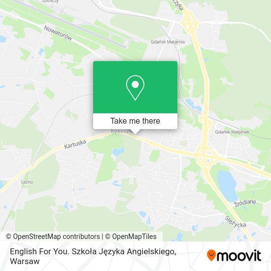 English For You. Szkoła Języka Angielskiego map