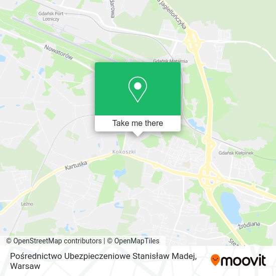 Pośrednictwo Ubezpieczeniowe Stanisław Madej map