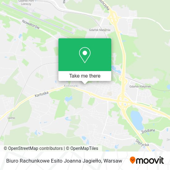 Biuro Rachunkowe Esito Joanna Jagiełło map