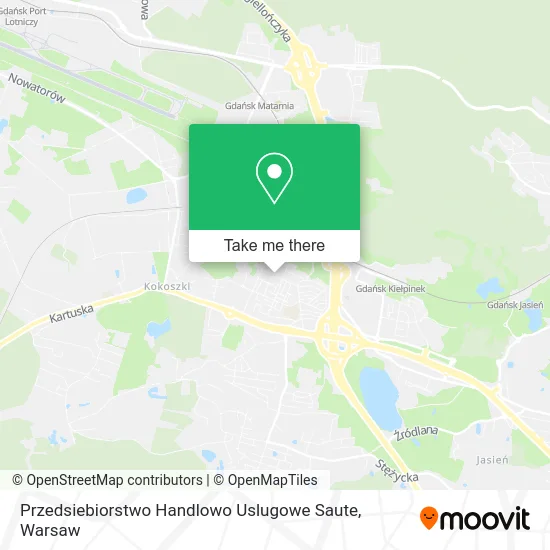Карта Przedsiebiorstwo Handlowo Uslugowe Saute