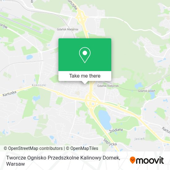 Tworcze Ognisko Przedszkolne Kalinowy Domek map