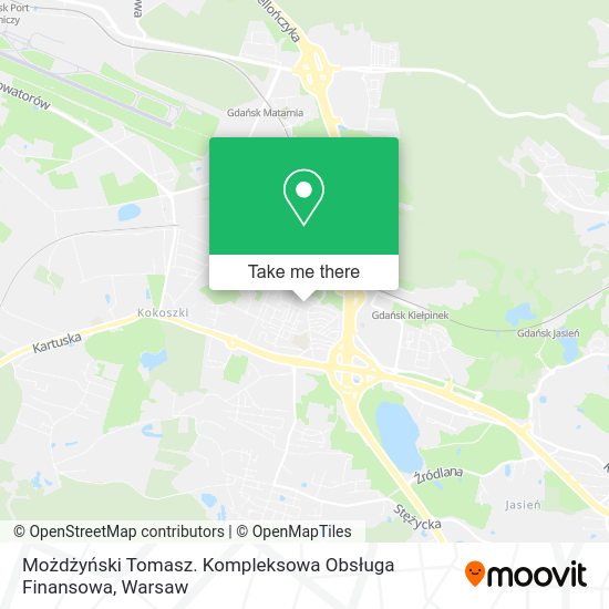 Możdżyński Tomasz. Kompleksowa Obsługa Finansowa map