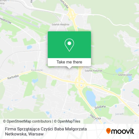 Firma Sprzątająca Czyści Baba Małgorzata Netkowska map