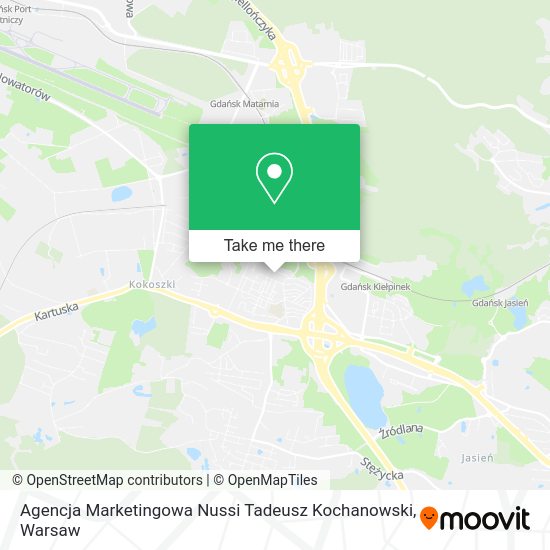 Карта Agencja Marketingowa Nussi Tadeusz Kochanowski