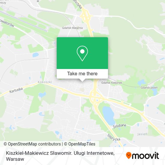 Kiszkiel-Makiewicz Sławomir. Uługi Internetowe map