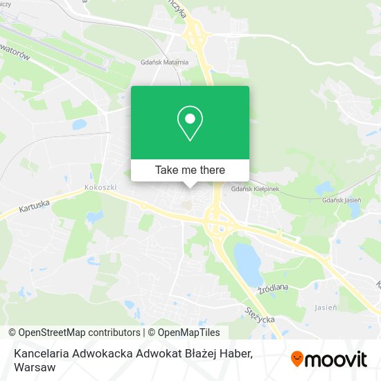 Kancelaria Adwokacka Adwokat Błażej Haber map