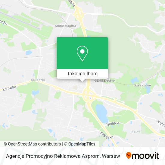 Agencja Promocyjno Reklamowa Asprom map