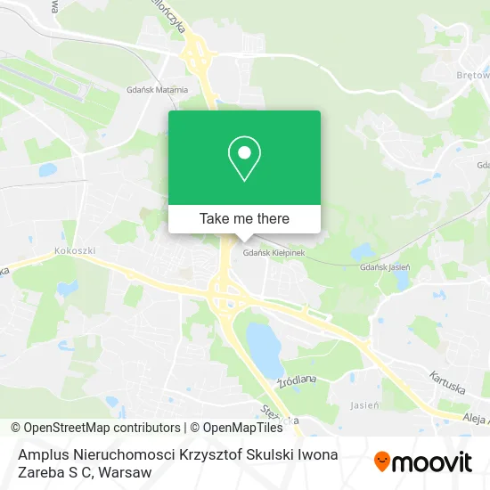 Amplus Nieruchomosci Krzysztof Skulski Iwona Zareba S C map