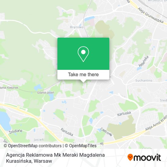 Agencja Reklamowa Mk Meraki Magdalena Kurasińska map