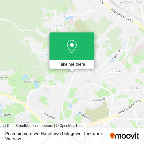 Przedsiebiorstwo Handlowo Uslugowe Dorkomex map