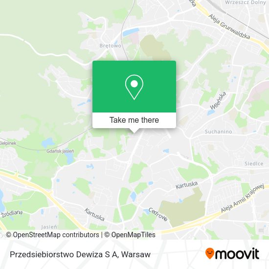 Przedsiebiorstwo Dewiza S A map