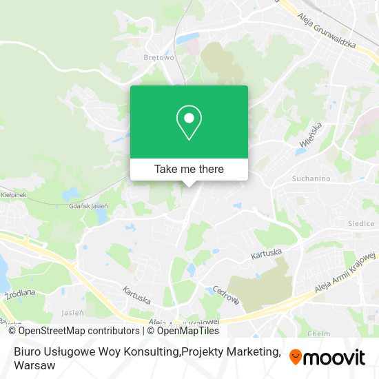 Biuro Usługowe Woy Konsulting,Projekty Marketing map