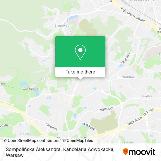 Sompolińska Aleksandra. Kancelaria Adwokacka map