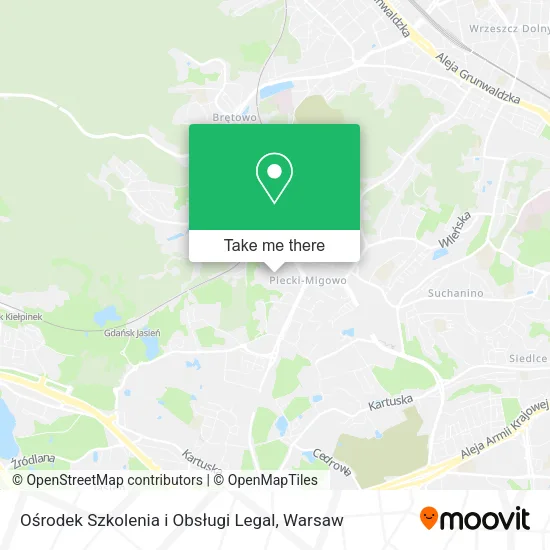 Карта Ośrodek Szkolenia i Obsługi Legal