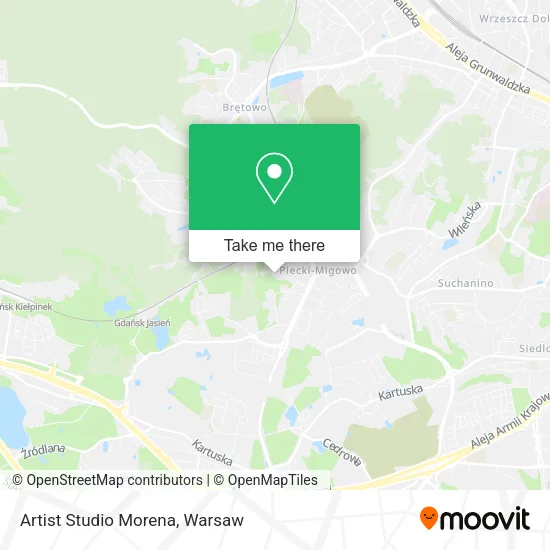 Карта Artist Studio Morena