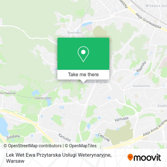 Lek Wet Ewa Przytarska Usługi Weterynaryjne map