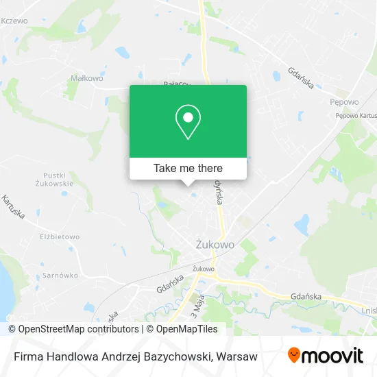 Firma Handlowa Andrzej Bazychowski map
