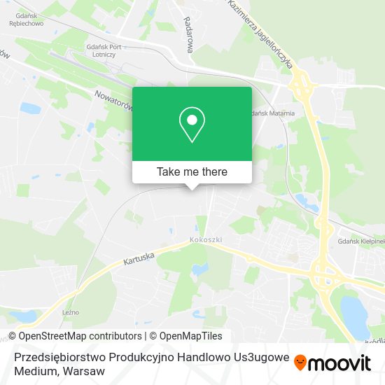 Przedsiębiorstwo Produkcyjno Handlowo Us3ugowe Medium map