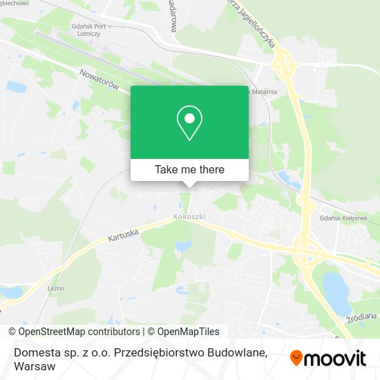 Domesta sp. z o.o. Przedsiębiorstwo Budowlane map