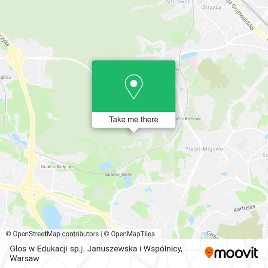 Карта Głos w Edukacji sp.j. Januszewska i Wspólnicy