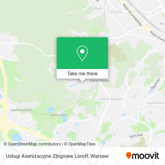 Usługi Asenizacyjne Zbigniew Loroff map