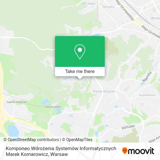 Komponeo Wdrożenia Systemów Informatycznych Marek Komarowicz map