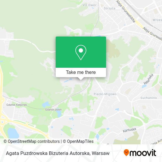 Agata Puzdrowska Bizuteria Autorska map