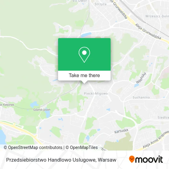 Карта Przedsiebiorstwo Handlowo Uslugowe