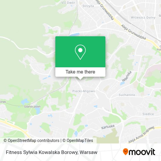 Fitness Sylwia Kowalska Borowy map