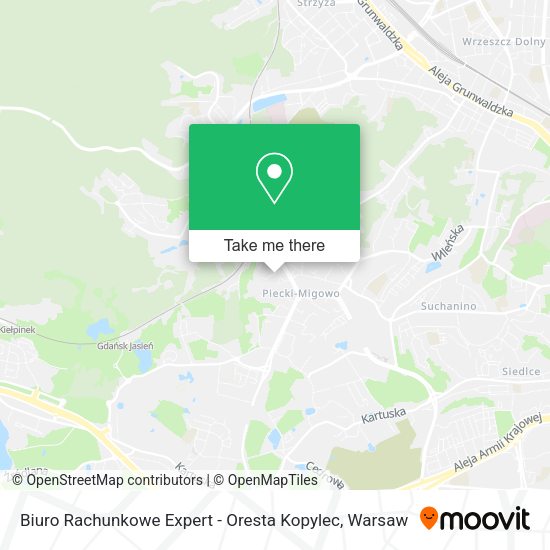 Biuro Rachunkowe Expert - Oresta Kopylec map