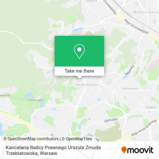 Kancelaria Radcy Prawnego Urszula Zmuda Trzebiatowska map